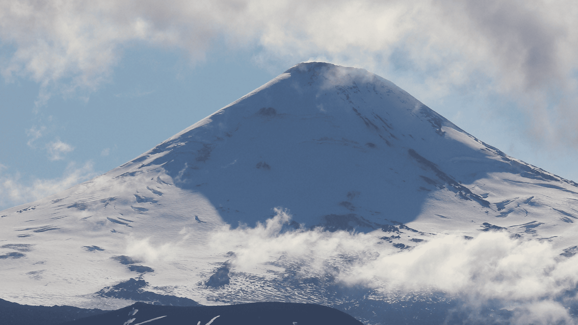 Registro visual de Campamento en los Faldeos del Volcán Quetrupillan