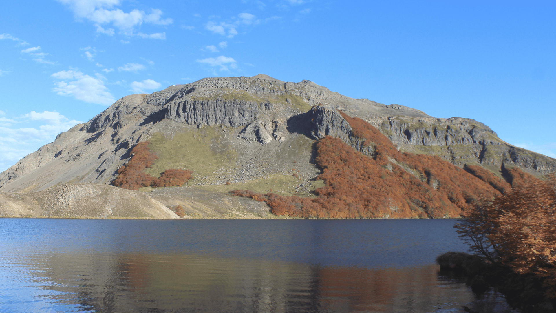 Registro visual de Campamento en los Faldeos del Volcán Quetrupillan
