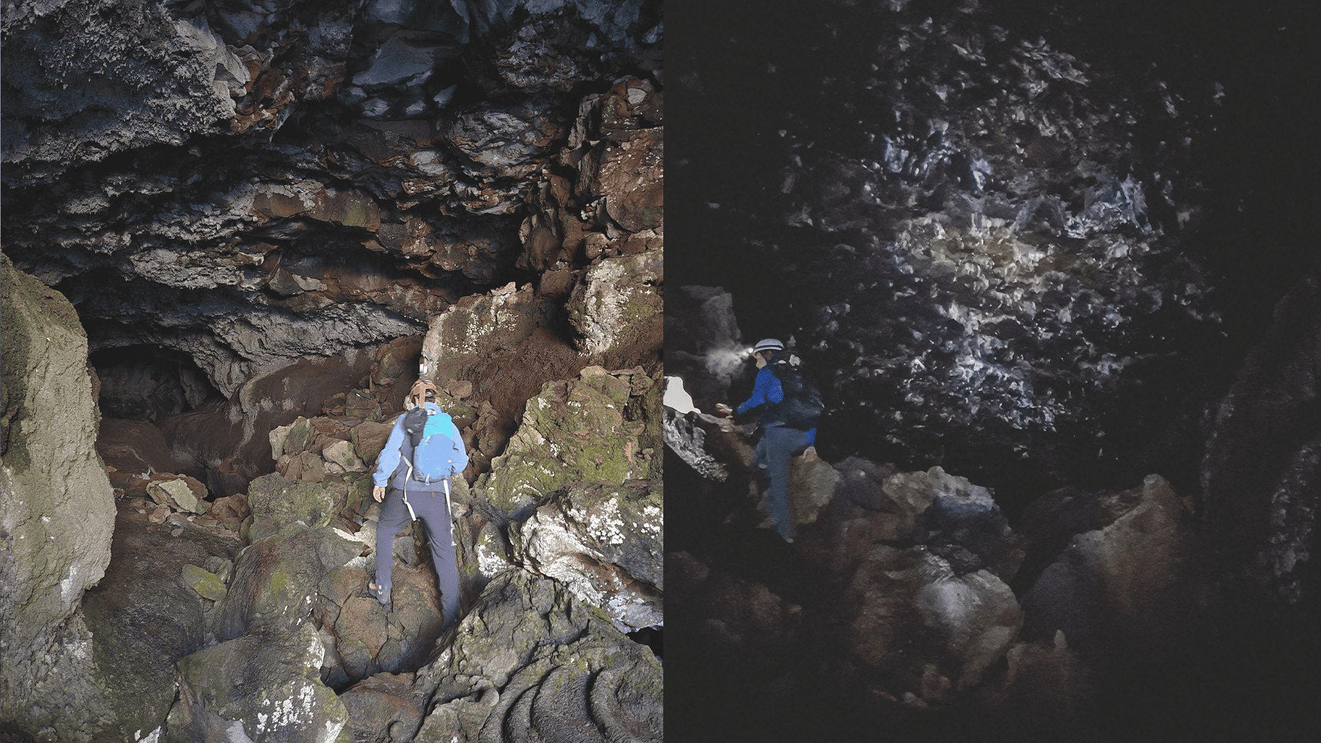 Registro visual de Exploración bajo las lavas del Lanín